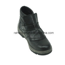 Zapato de seguridad cuero lleno de corte profesional para soldadores (HQ05049)